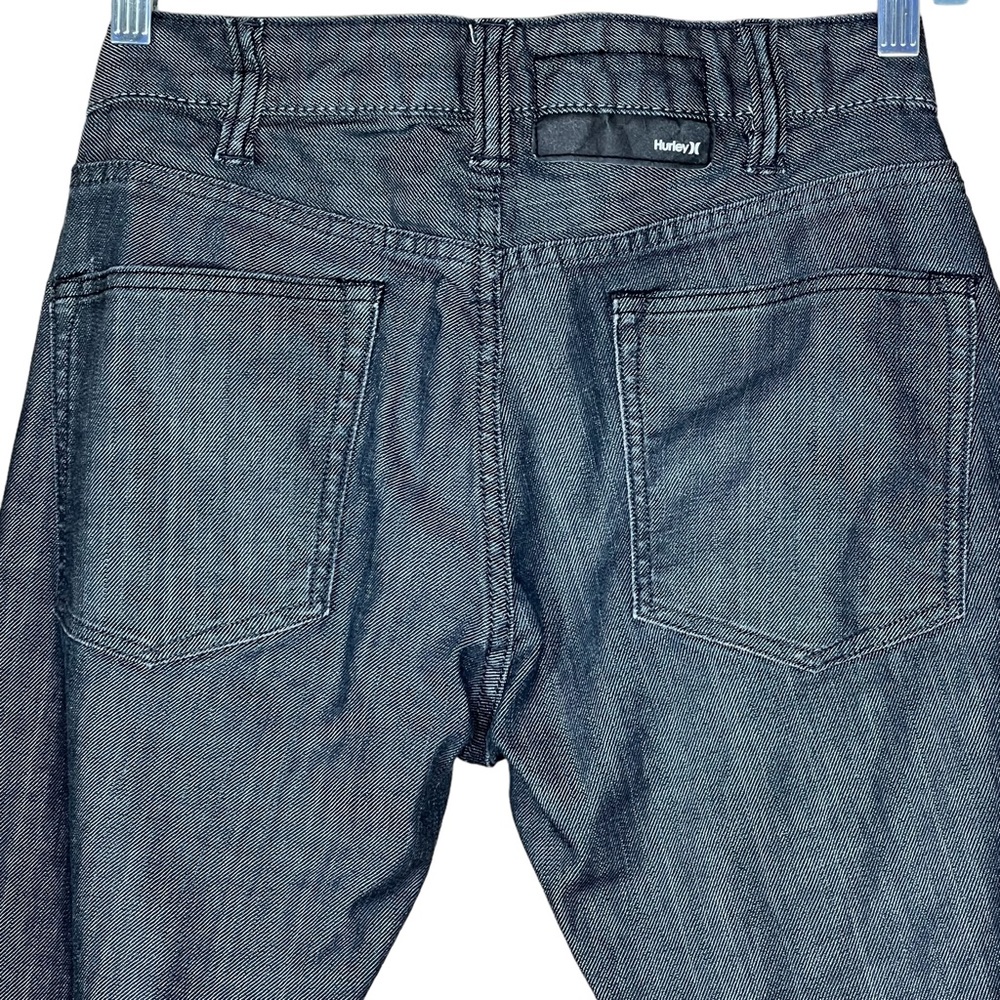Hurley Men’s ‘84 Slim Gray/Black Button Fly Jeans Size 30 EUC - Picture 5 of 11